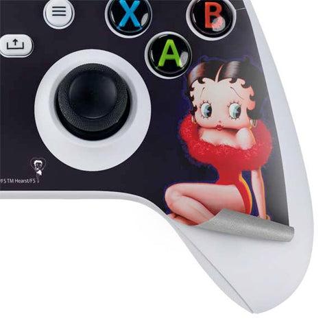 Betty Boop Red Dress Xbox Series S Controller Skin