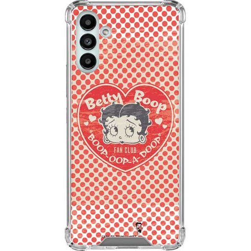 Betty Boop Red Heart Galaxy A13 5G Clear Case