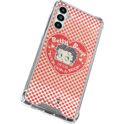 Betty Boop Red Heart Galaxy A13 5G Clear Case