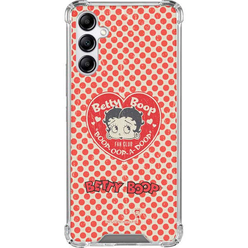 Betty Boop Red Heart Galaxy A15 5G Clear Case