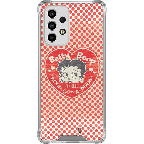 Betty Boop Red Heart Galaxy A33 5G Clear Case