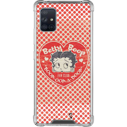 Betty Boop Red Heart Galaxy A51 5G Clear Case