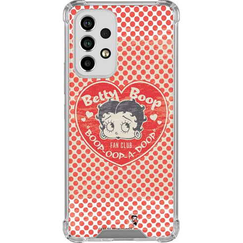 Betty Boop Red Heart Galaxy A53 5G Clear Case