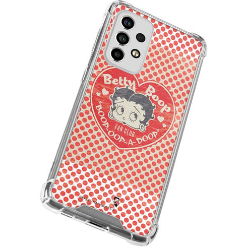 Betty Boop Red Heart Galaxy A53 5G Clear Case