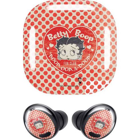 Betty Boop Red Heart Galaxy Buds Pro Skin