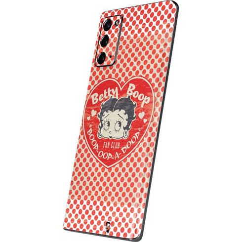 Betty Boop Red Heart Galaxy Note20 5G Skin
