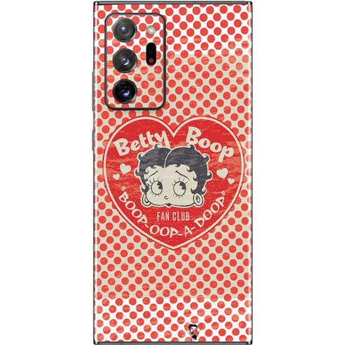 Betty Boop Red Heart Galaxy Note20 Ultra 5G Skin