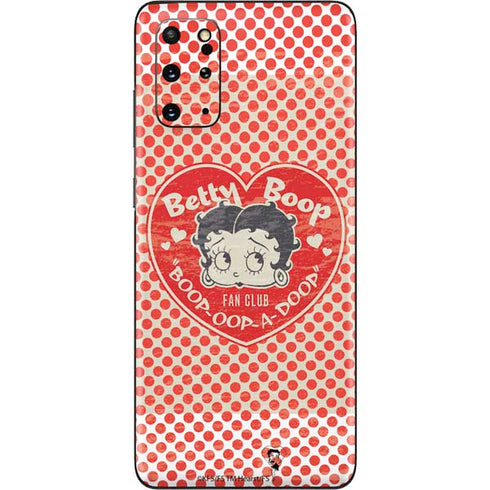 Betty Boop Red Heart Galaxy S20 Plus Skin