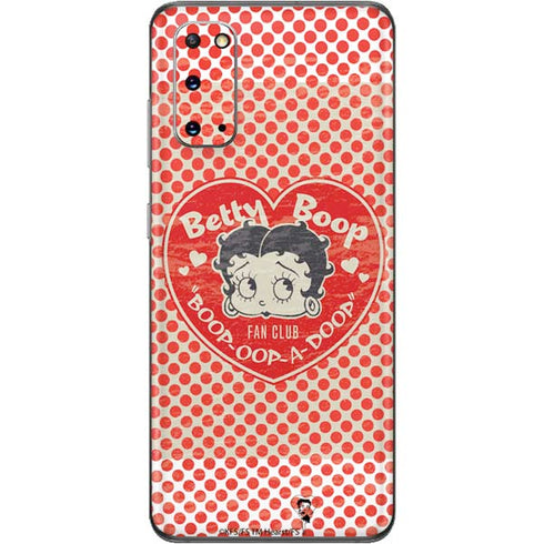 Betty Boop Red Heart Galaxy S20 Skin