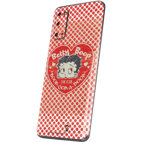 Betty Boop Red Heart Galaxy S20 Skin