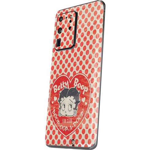 Betty Boop Red Heart Galaxy S20 Ultra 5G Skin