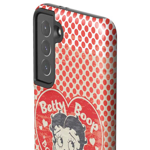 Betty Boop Red Heart Galaxy S21 5G Pro Case