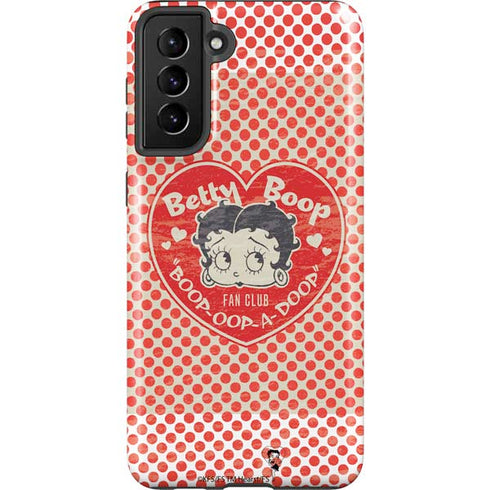 Betty Boop Red Heart Galaxy S21 Plus 5G Pro Case