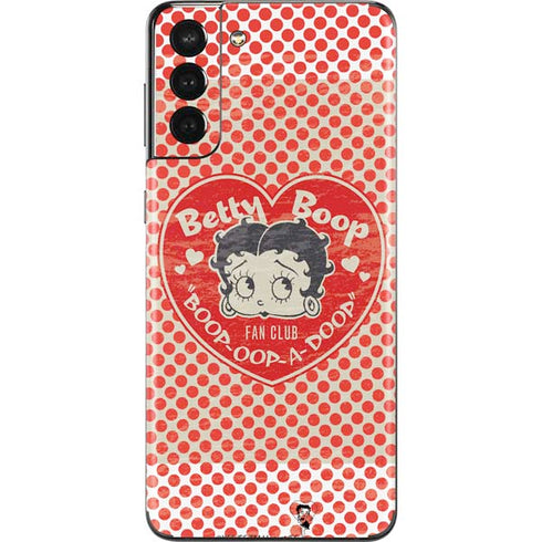 Betty Boop Red Heart Galaxy S21 Plus 5G Skin