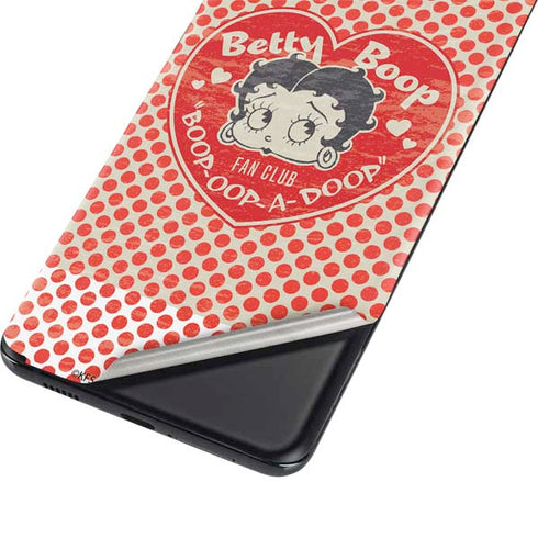 Betty Boop Red Heart Galaxy S21 Plus 5G Skin