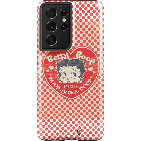 Betty Boop Red Heart Galaxy S21 Ultra 5G Pro Case