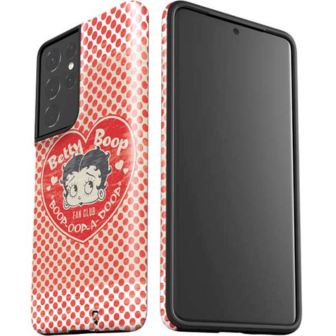 Betty Boop Red Heart Galaxy S21 Ultra 5G Pro Case