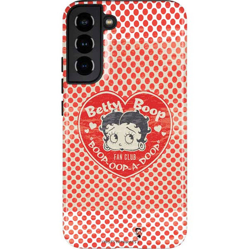 Betty Boop Red Heart Galaxy S22 Plus Pro Case