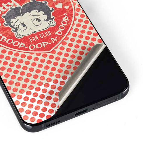Betty Boop Red Heart Galaxy S22 Plus Skin