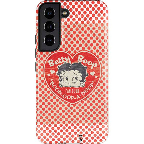 Betty Boop Red Heart Galaxy S22 Pro Case