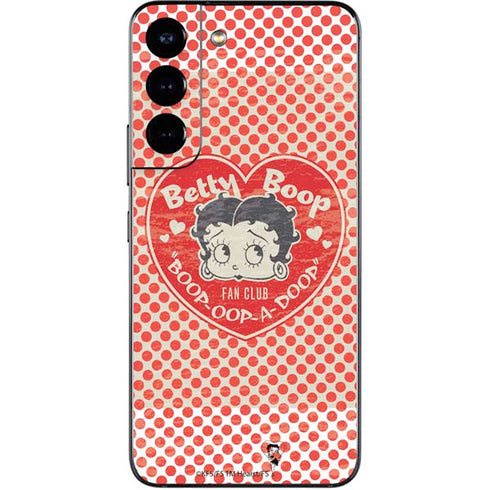 Betty Boop Red Heart Galaxy S22 Skin