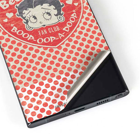 Betty Boop Red Heart Galaxy S22 Ultra Skin