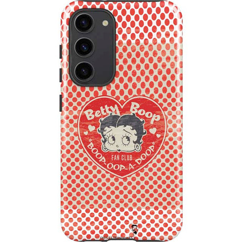 Betty Boop Red Heart Galaxy S23 Plus Pro Case