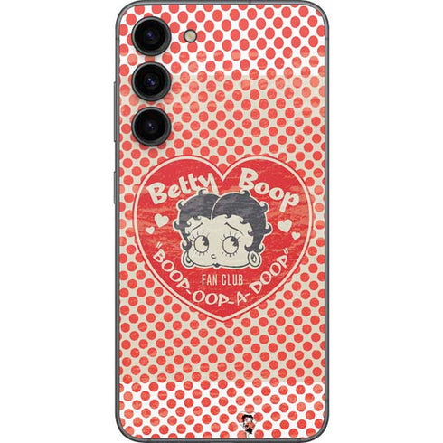 Betty Boop Red Heart Galaxy S23 Plus Skin