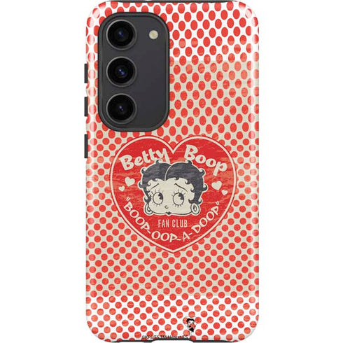 Betty Boop Red Heart Galaxy S23 Pro Case