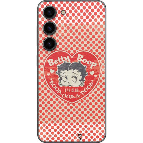 Betty Boop Red Heart Galaxy S23 Skin