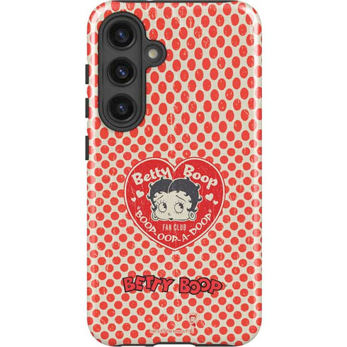 Betty Boop Red Heart Galaxy S24 Plus Impact Case