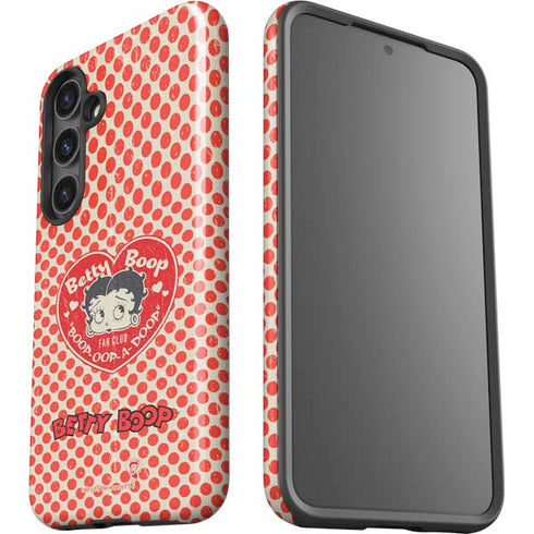 Betty Boop Red Heart Galaxy S24 Plus Impact Case