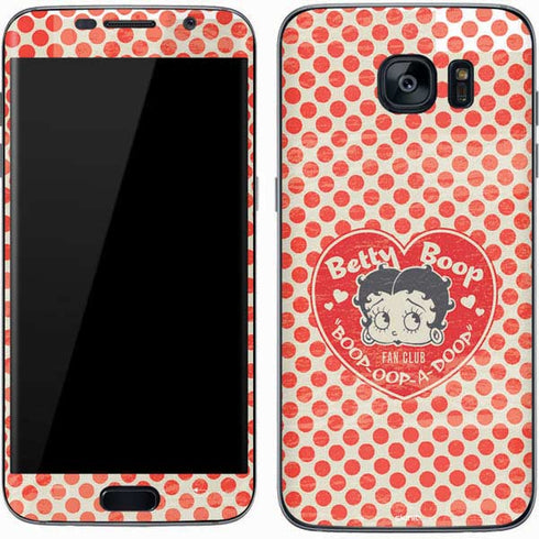 Betty Boop Red Heart Galaxy S7 Skin