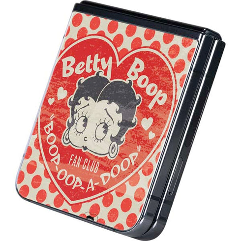 Betty Boop Red Heart Galaxy Z Flip5 5G Skin