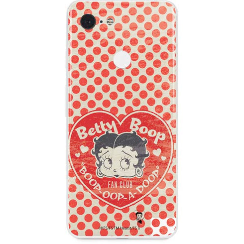 Betty Boop Red Heart Google Pixel 3 Skin
