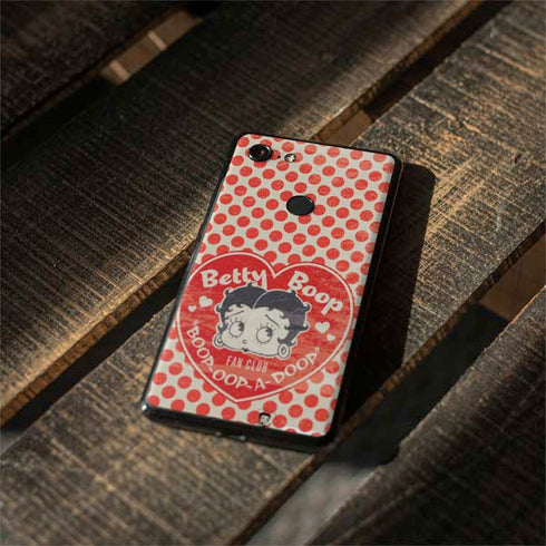 Betty Boop Red Heart Google Pixel 3 Skin