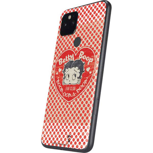 Betty Boop Red Heart Google Pixel 5 Skin