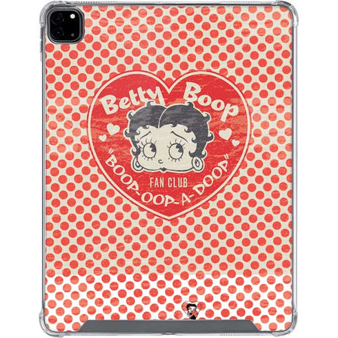 Betty Boop Red Heart iPad Pro 12.9in (2020) Clear Case