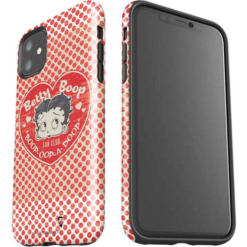 Betty Boop Red Heart iPhone 11 Impact Case