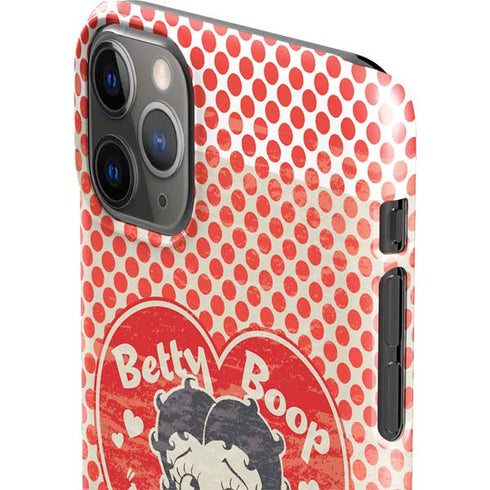 Betty Boop Red Heart iPhone 11 Pro Max Lite Case
