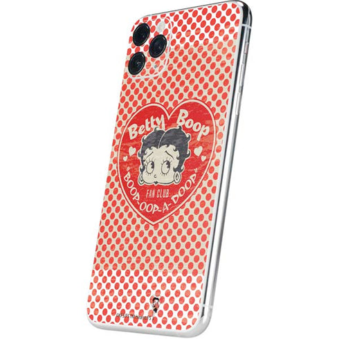 Betty Boop Red Heart iPhone 11 Pro Max Skin