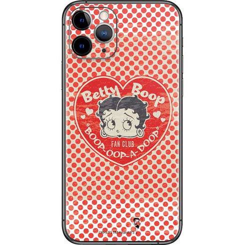 Betty Boop Red Heart iPhone 11 Pro Skin