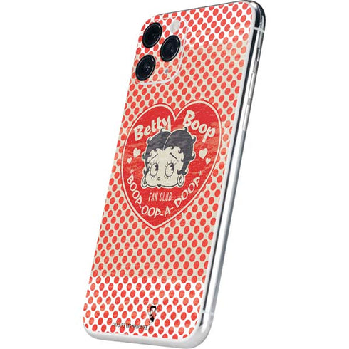 Betty Boop Red Heart iPhone 11 Pro Skin