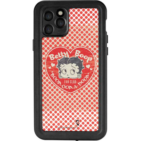 Betty Boop Red Heart iPhone 11 Pro Waterproof Case