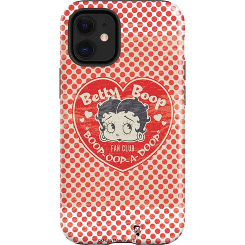 Betty Boop Red Heart iPhone 12 Mini Impact Case