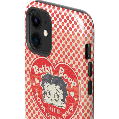 Betty Boop Red Heart iPhone 12 Mini Impact Case