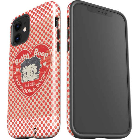 Betty Boop Red Heart iPhone 12 Mini Impact Case