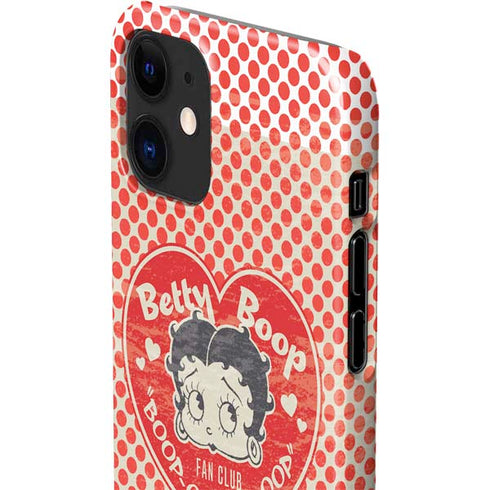 Betty Boop Red Heart iPhone 12 Mini Lite Case