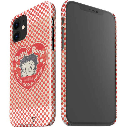 Betty Boop Red Heart iPhone 12 Mini Lite Case