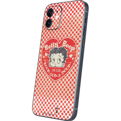 Betty Boop Red Heart iPhone 12 Mini Skin